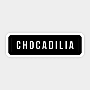 Chocadilia Sticker